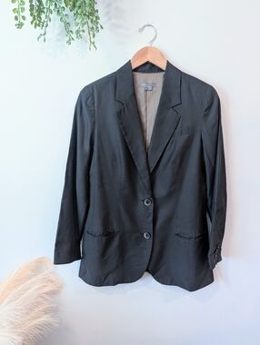 Vince Classic Grey Women's Blazer - Size 8